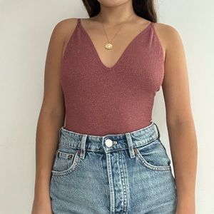 Urban Outfitters Sparkly Bodysuit